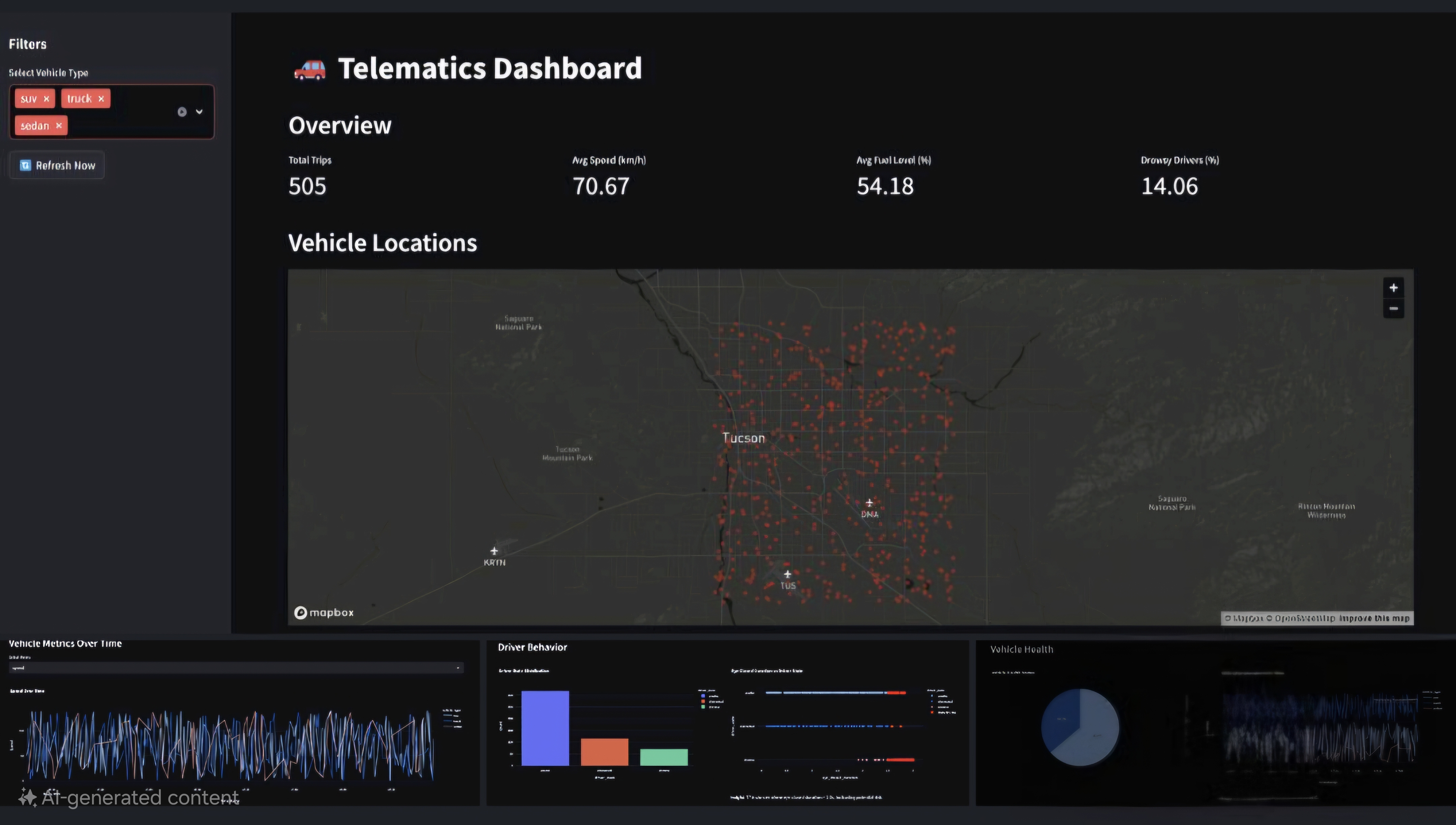 AI Telematics Dashboard